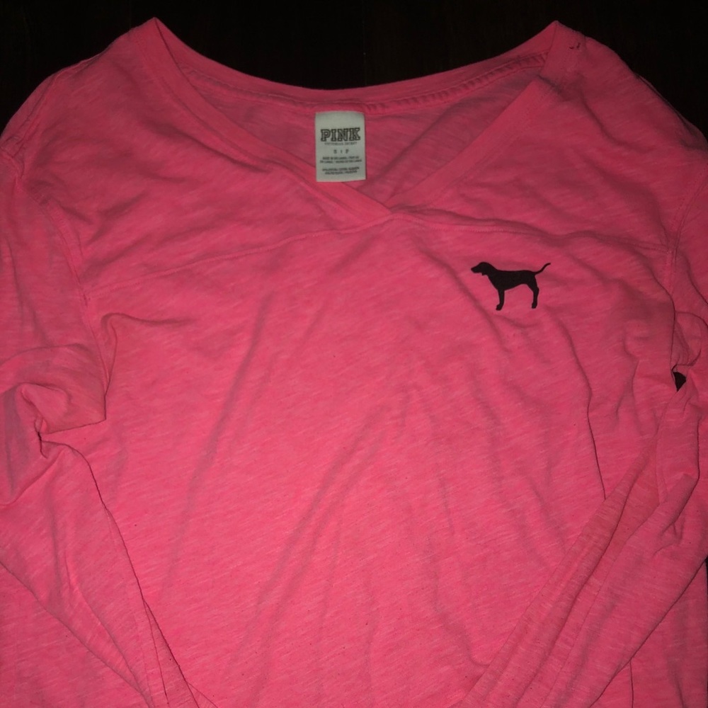 Pink long sleeve tee
